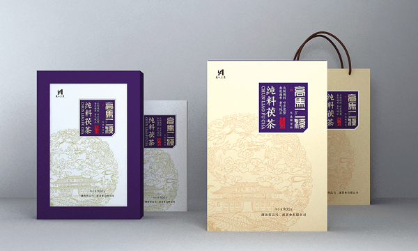 纯料大叶茯茶